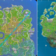 A la izquierda, el mapa filtrado. A la derecha, el definitivo.